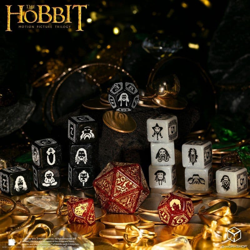 The Hobbit TCG Dice Set of 16 Ember Hearth 3