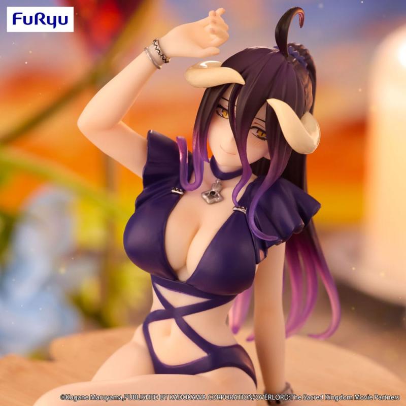 Overlord Noodle Stopper PVC Statue Albedo Swimsuit Dark Purple Color Ver. 16 cm 3