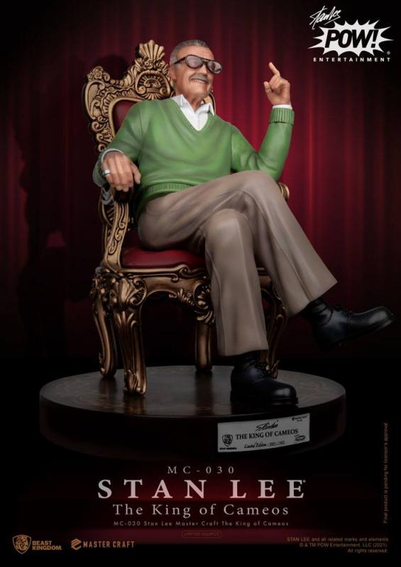 Stan Lee: The King of Cameos 33 cm Master Craft Statue - Beast Kingdom Toys 1