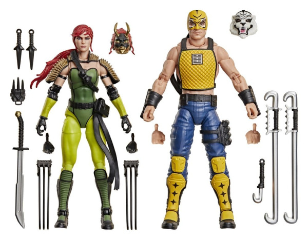 G.I. Joe Classified Series Action Figure 2-Pack #212 Ninja Force Scarlett & T'Jbang 15 cm 3
