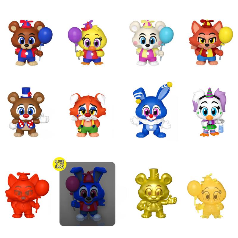 Five Nights at Freddy's Security Breach Mystery Mini Figures 5 cm Display (12)