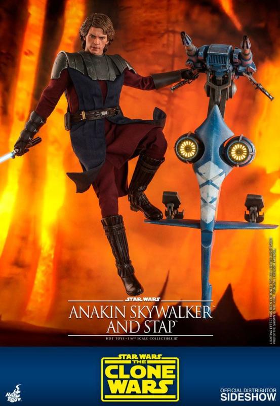 Star Wars The Clone Wars Action Figure 1/6 Anakin Skywalker & STAP 31 cm 3