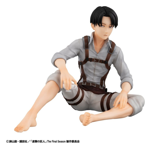 Attack on Titan G.E.M. Series PVC Figures 2-Pack Eren Yeager & Squad Captain Levi Palm Size 11
