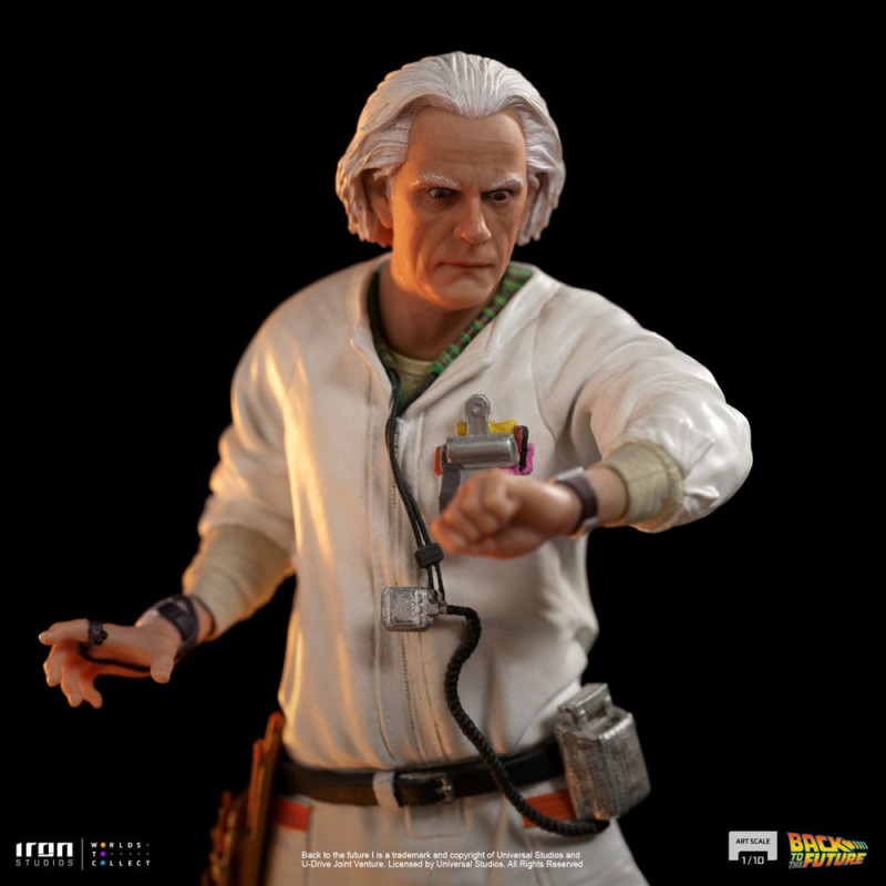 Back to the Future Art Scale Statue 1/10 Doc Brown 22 cm 13
