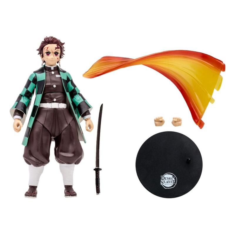 Demon Slayer: Kimetsu no Yaiba Action Figure Tanjiro Kamado (Rui Battle Variant) 18 cm