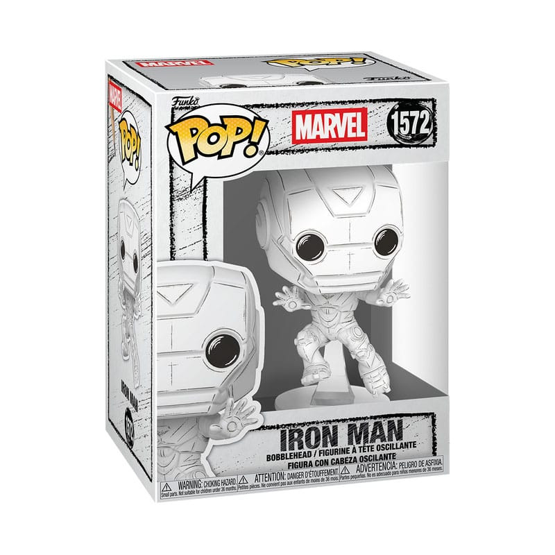 Marvel POP! Vinyl Figure Sketched - Iron Man 9 cm 1