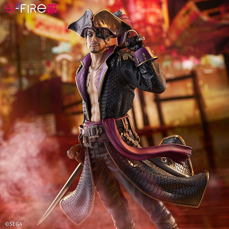 Like a Dragon: Pirate Yakuza in Hawaii S-Fire PVC Statue 1/7 Captain Majima (Goro Majima) 26 cm 11