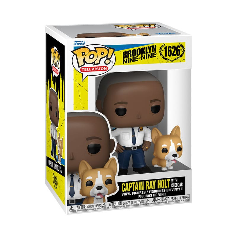 Brooklyn Nine-Nine POP! TV Vinyl Figure Cpt Holt w/dog 9 cm 1