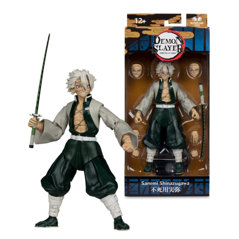 Demon Slayer: Kimetsu no Yaiba Action Figure Sanemi Shinazugawa 17 cm 4