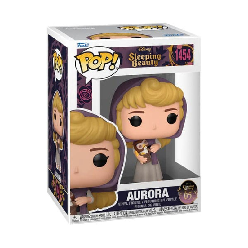 Sleeping Beauty 65th Anniversary POP! Disney Vinyl Figure Aurora w/Owl 9 cm 1