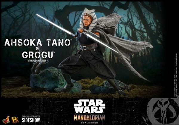 Star Wars The Mandalorian: Ahsoka Tano & Grogu 1/6 Action Figure - Hot Toys