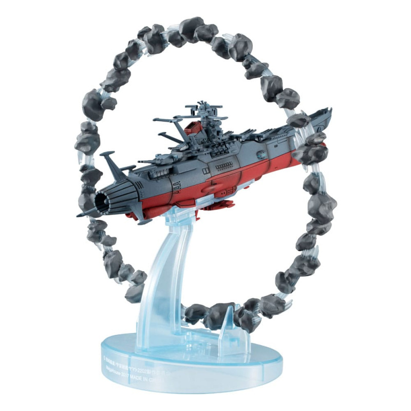Space Battleship Yamato 2202 Statue Cosmofleet SP Aircraft Warriors of Love Re & Asteroid Ring 16 cm 1