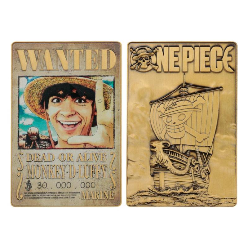 One Piece Ingot Luffy Wanted Poster Limited Edition