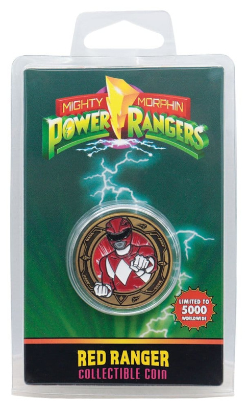 Power Rangers Collectable Coin Red Ranger Limited Edition 3