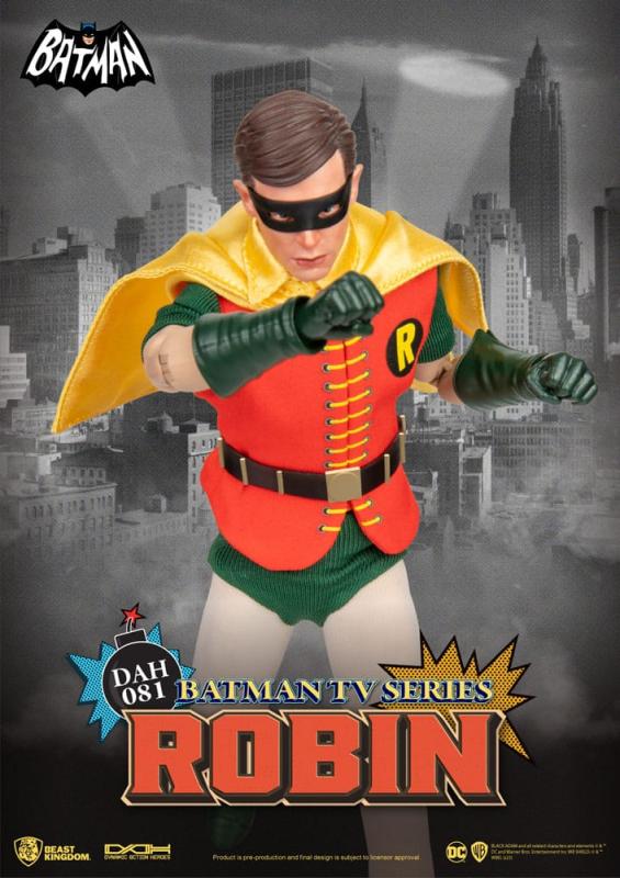 DC Comics Dynamic 8ction Heroes Action Figure 1/9 Batman TV Series Robin 24 cm