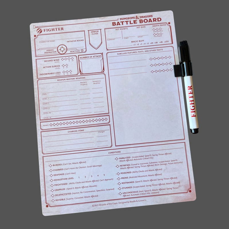 Dungeons & Dragons Battle Board Fighter 1