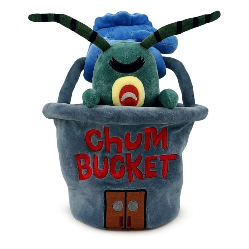 SpongeBob SquarePants Plush Figure Plankton Chum Bucket 22 cm