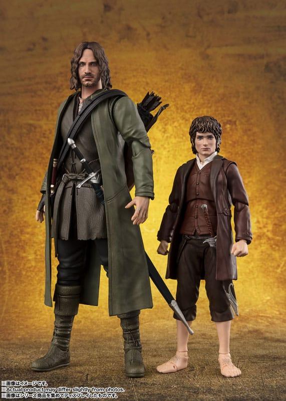 Lord of the Rings S.H. Figuarts Action Figures Frodo Baggins & Gollum 6