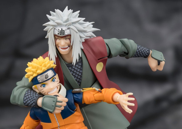 Naruto S.H.Figuarts Action Figure Jiraiya Hidden Leaf Heroic Master Sage (Sage Mode Set) 17 cm 6