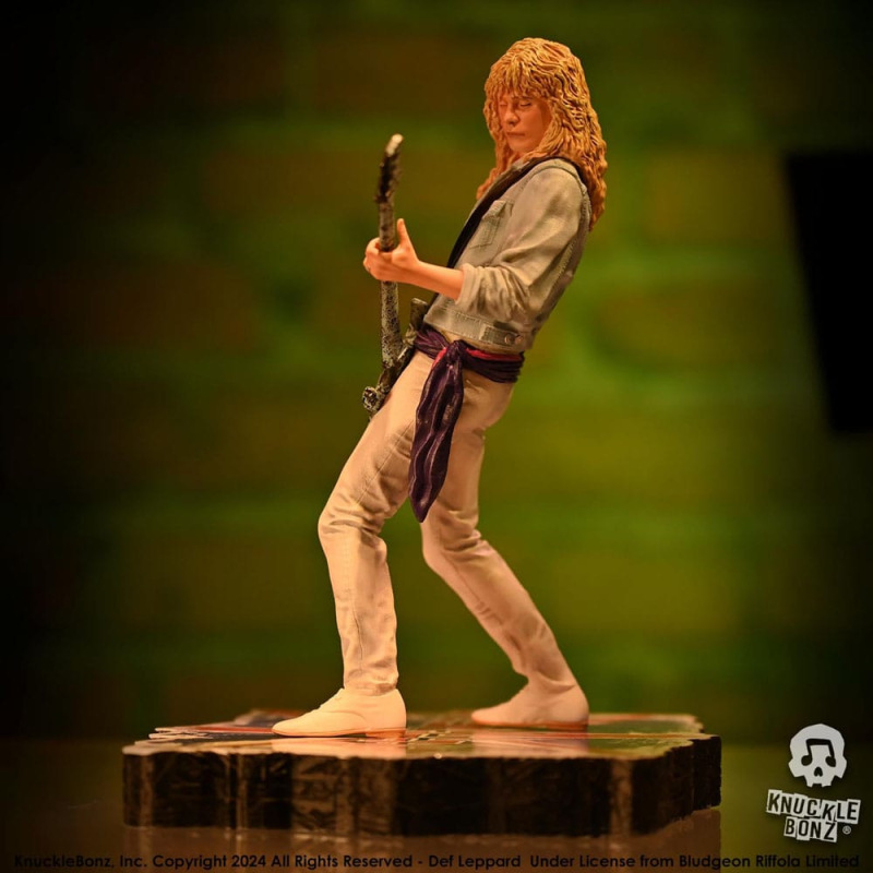 Def Leppard Rock Iconz Statue Rick Savage 24 cm 12