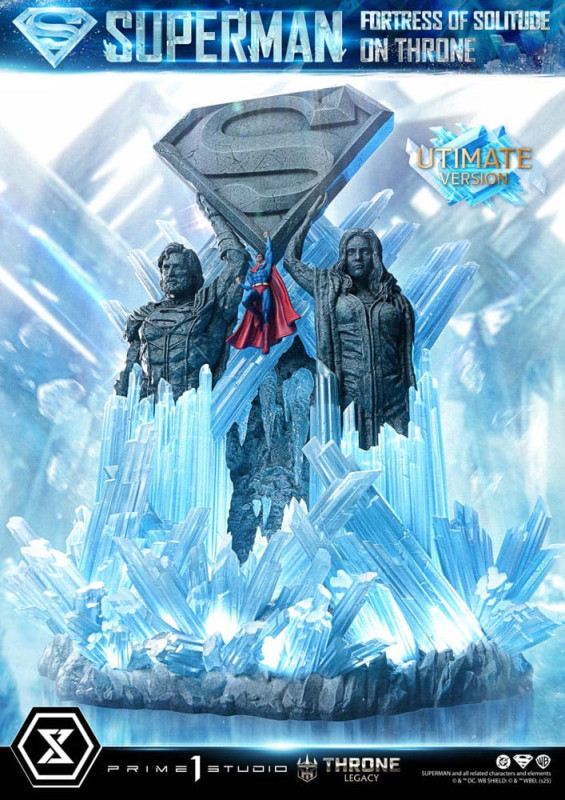 DC Comics Throne Legacy Collection Statue Statue 1/4 Superman Fortress of Solitude on Throne (Design 8