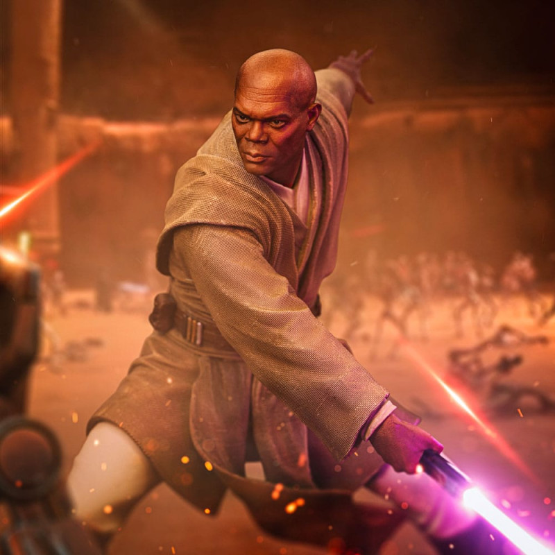 Star Wars Art Scale Statue 1/10 Mace Windu 18 cm 5