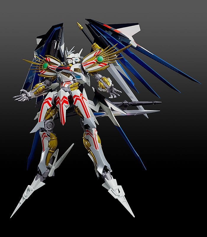 Cross Ange: Rondo of Angel and Dragon Moderoid Plastic Model Kit Villkiss Final Battle Variant 16 cm 1