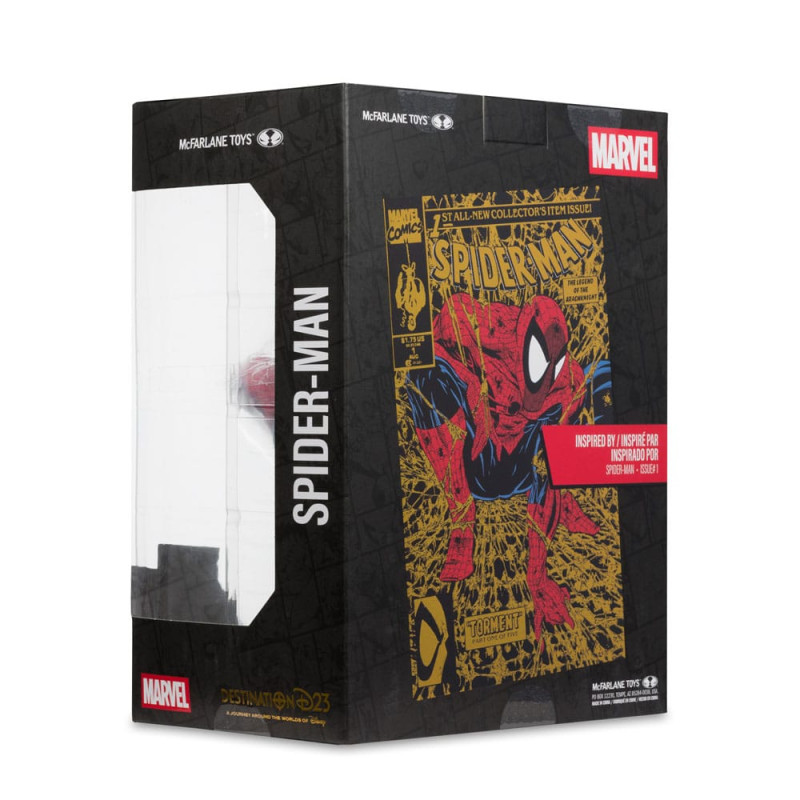 Marvel Collection PVC Statue 1/6 Spider-Man (Spider-Man # 1) (Gold Edition) (Gold Label) 15 cm 9