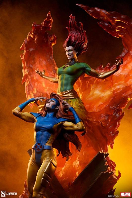 Marvel: Phoenix and Jean Grey 66 cm Maquette - Sideshow Collectibles