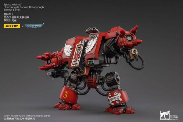 Warhammer 40k Action Figure 1/18 Blood Angels Furioso Dreadnought Brother Samel 20 cm