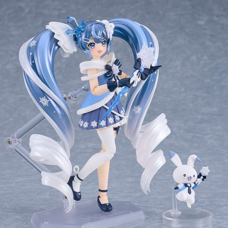 Character Vocal Series 01: Hatsune Miku Figma Action Figure Snow Miku: Crystal Snow Ver. 13 cm 5