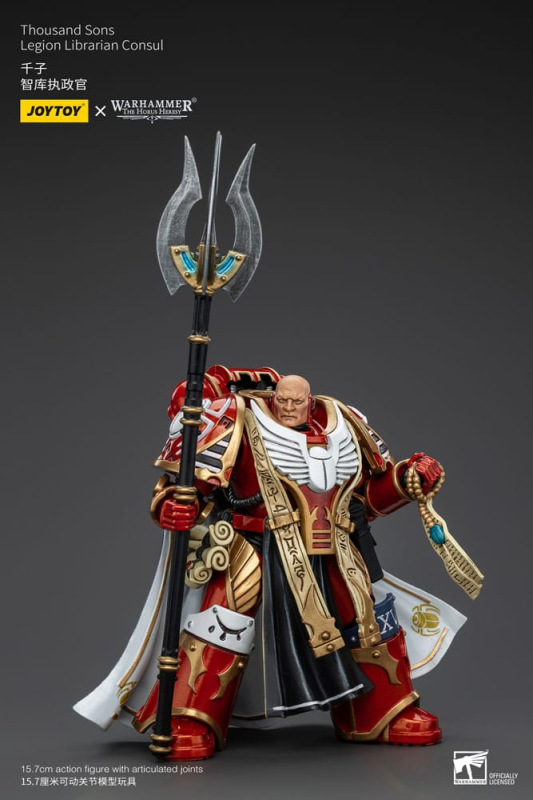 Warhammer The Horus Heresy Action Figure 1/18 Thousand Sons Legion Librarian Consut 16 cm 6