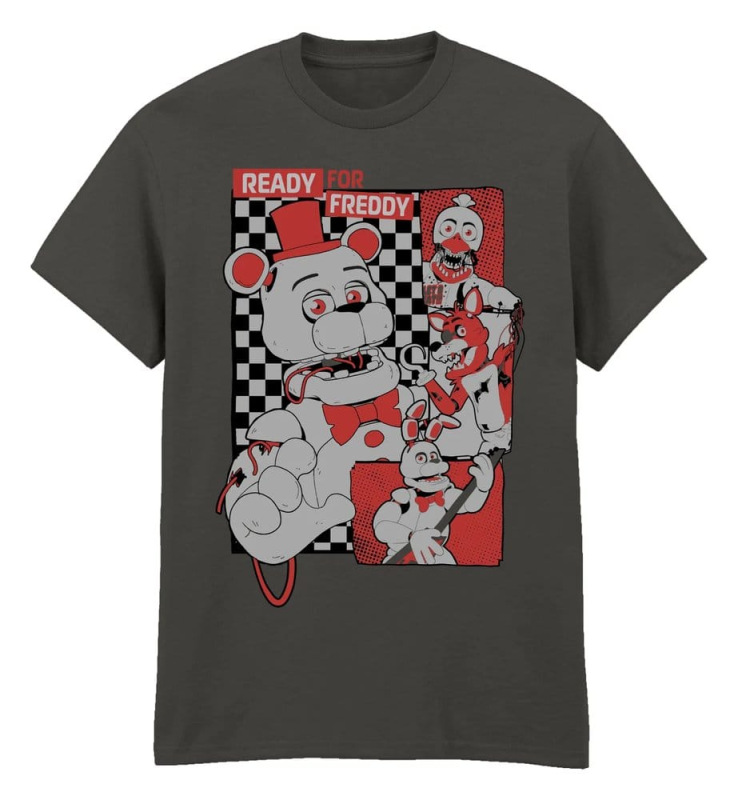 Five Nights at Freddy’s T-Shirt Collage Light Graphite Size XXL 1