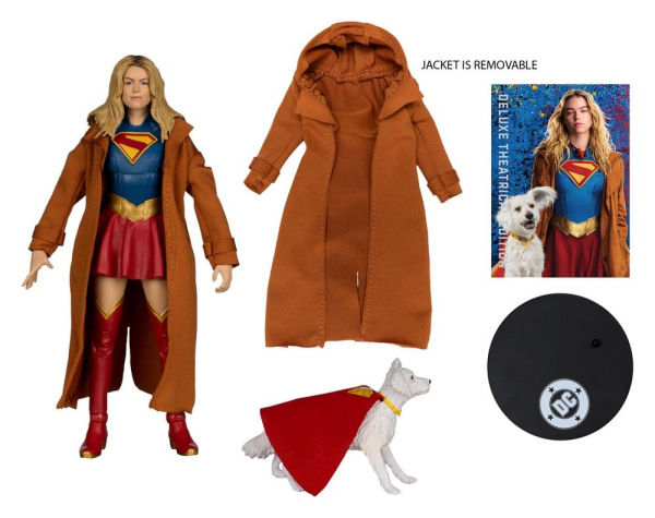 Supergirl (2026) DC Theatrical Deluxe Edition Action Figure Supergirl & Krypto (Gold Label) 17 cm 1