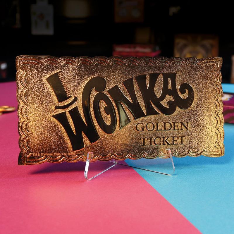 Willy Wonka & the Chocolate Factory: Mini Golden Ticket Replica - FaNaTtik