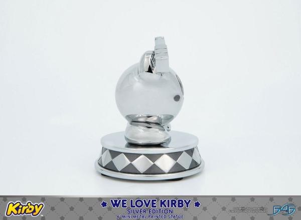 Kirby DieCast Statue We Love Kirby Silver Edition 10 cm 3