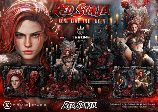 Red Sonja Throne Legacy Collection Statue Statue 1/3 Red Sonja: Long Live the Queen 77 cm 3