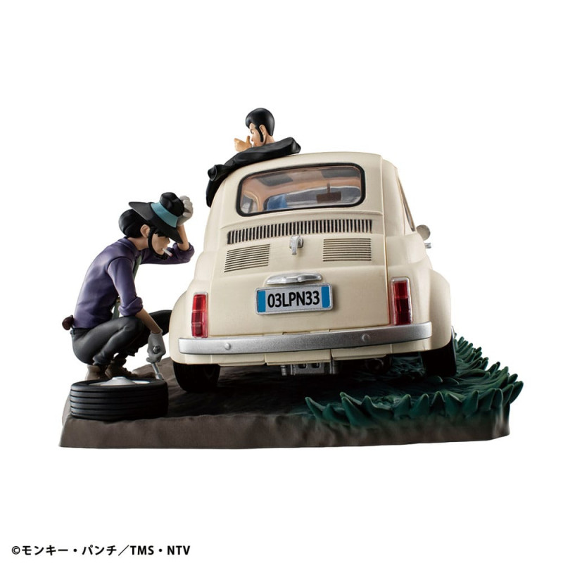 Lupin III PVC Statue Lupin the Gallery Punk at Dawn 9 cm 6