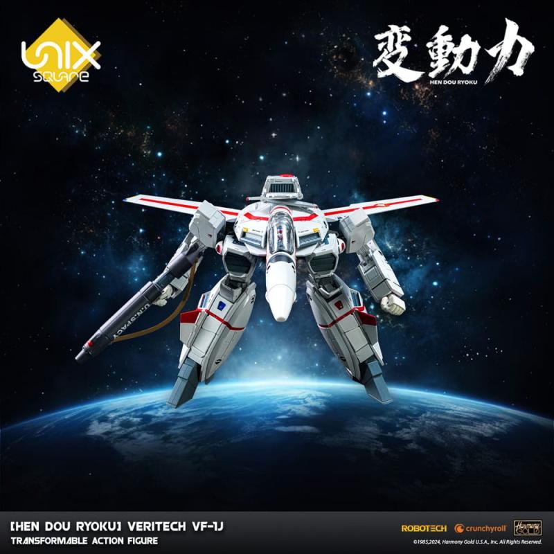 Hen Dou Ryoku Veritech Diecast Action Figure VF-1J 21 cm