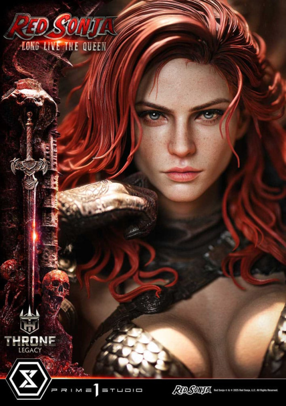 Red Sonja Throne Legacy Collection Statue Statue 1/3 Red Sonja: Long Live the Queen 77 cm 12