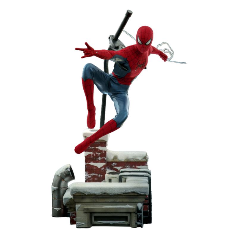 Spider-Man: No Way Home Movie Masterpiece Action Figure 1/6 Spider-Man (New Red and Blue Suit) (Delu