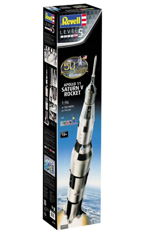 NASA Model Kit Gift Set 1/96 Apollo 11 Saturn V Rocket 114 cm