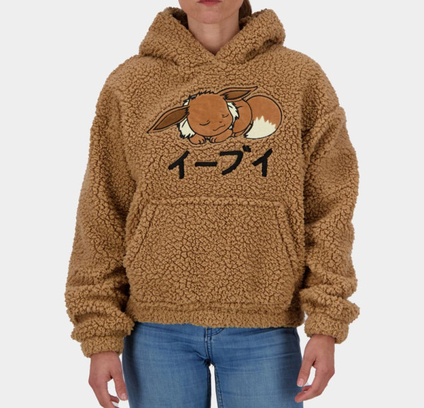 Pokémon Teddy Hooded Sweater Eevee Size XL 1