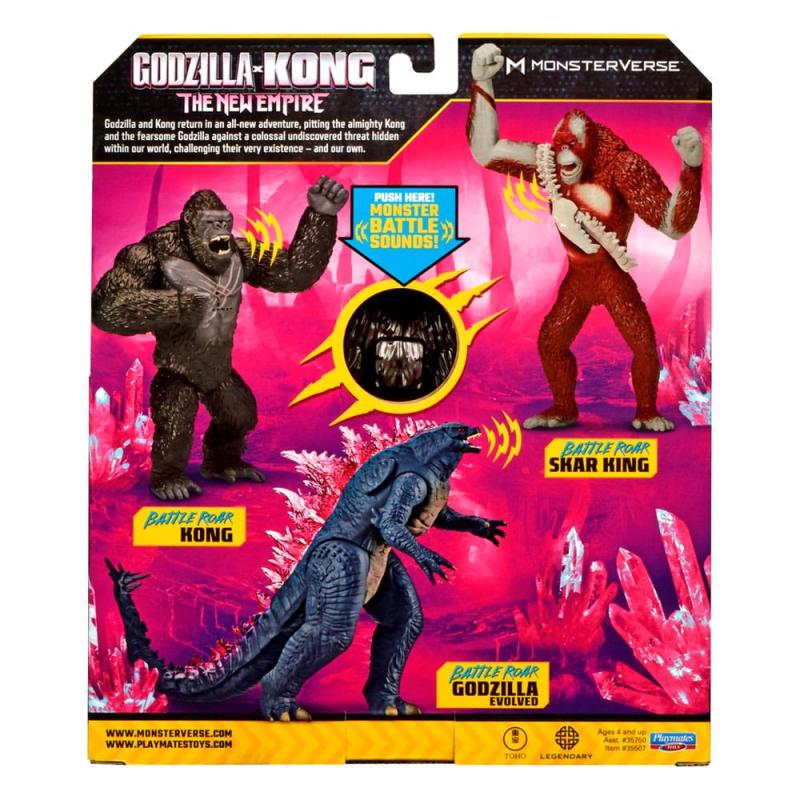 Godzilla x Kong The new Empire Action Figures Deluxe elek Figures 18 cm Assortment (4)