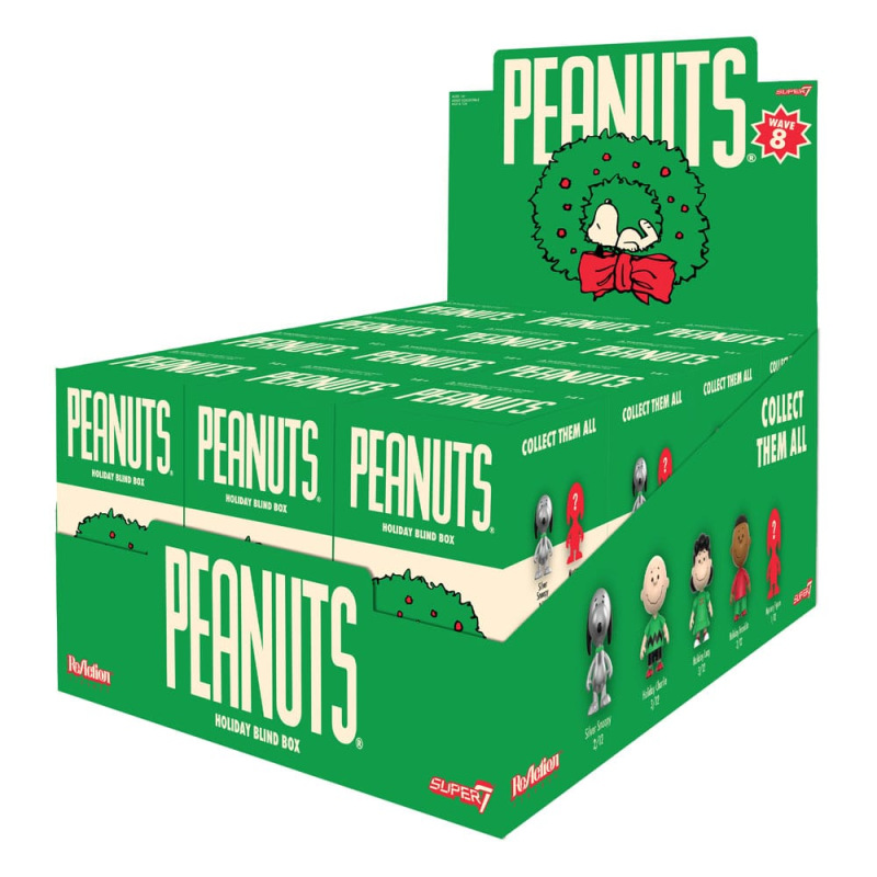 Peanuts ReAction Action Figures 10 cm Wave 08 Holiday Blind Box Display (12) 8