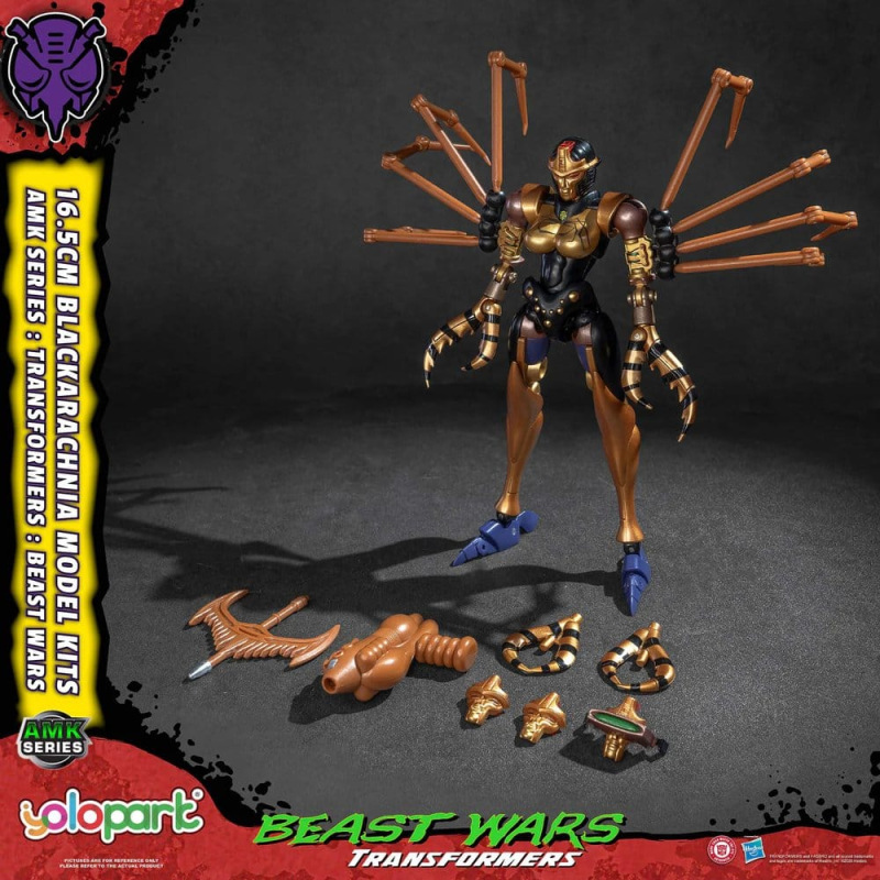 Transformers AMK Series Plastic Model Kit Beast Wars Blackarachnia 18 cm 2