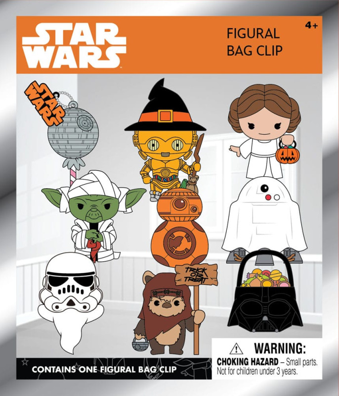 Star Wars 3D PVC Bag Clips Halloween Display (24) 1