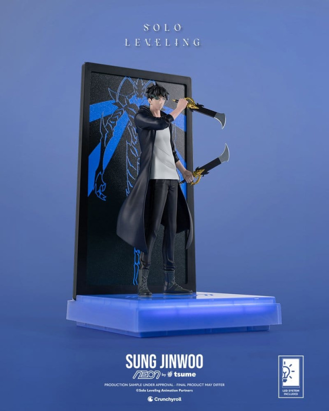 Solo Leveling Neon Figure 1/9 Sung Jinwoo 20 cm 8