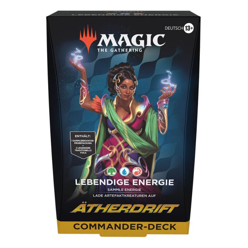 Magic the Gathering Aetherdrift Commander Decks Display (4) german 1