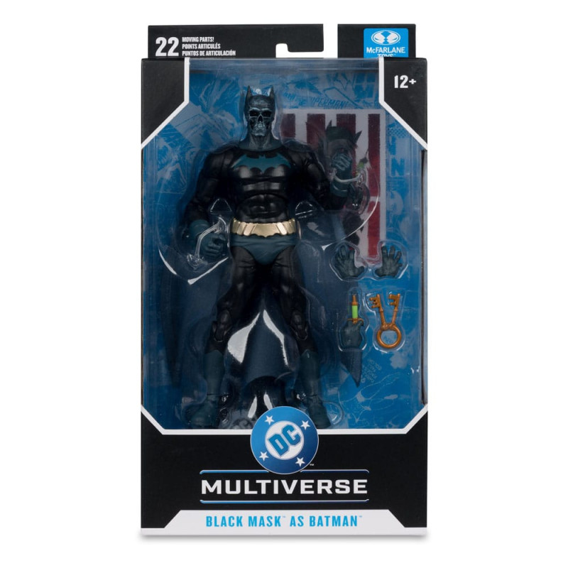 DC Multiverse Action Figure Black Mask as Batman (Beneath the Mask) 18 cm 6
